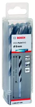 Сверло по металлу Bosch Ф8х75мм (2.608.577.248)
