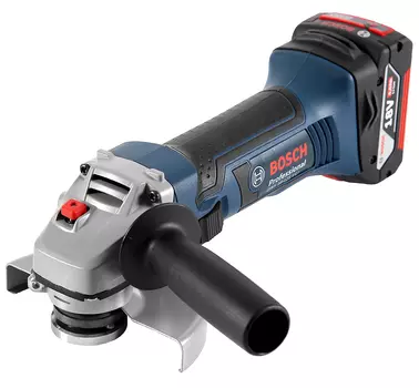 УШМ (болгарка) Bosch Gws 18-125 v-li 4.0Ач l-boxx (0.601.93a.30b)