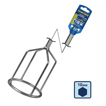 Венчик для миксера ПРАКТИКА Ф100х600мм hex (779-554)