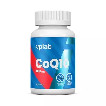 Антиоксидант коэнзим Q10 VPLAB Coenzyme Q10 100 мг, здоровое сердце, Anti age, 60 капсул