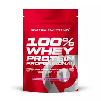 Протеин сывороточный Scitec Nutrition Whey Protein Professional, порошок, 1000 г, ваниль