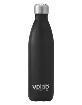 Термобутылка VPLAB Metal Water Thermo bottle, 500 мл, черный