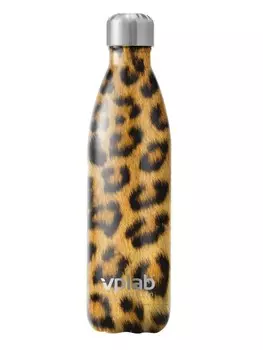 Термобутылка VPLAB Metal Water Thermo bottle, 500 мл, леопард