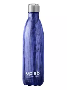 Термобутылка VPLAB Metal Water Thermo bottle, 500 мл, синее дерево