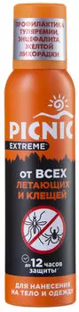 Аэрозоль Picnic Extreme от насекомых и клещей 150мл