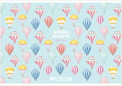 Альбом для рисования Greenwich Line Air-balloon А4 12л