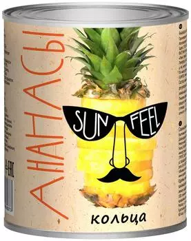 Ананасы Sunfeel кольца 850мл