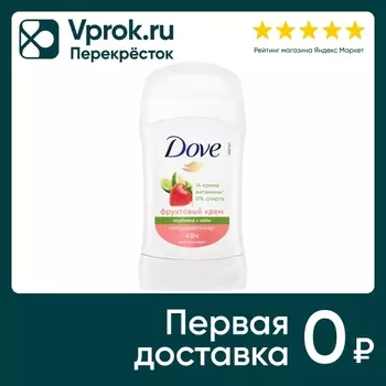 Антиперспирант-карандаш Дав клубника лайм 40мл