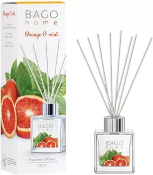 Ароматический диффузор Bago home Апельсин с мятой 100мл