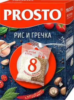 Ассорти Prosto Рис и Греча 8пак*62.5г. Закажите онлайн!