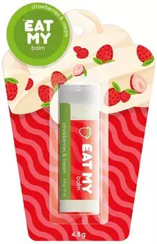 Бальзам для губ Eat My Земляника со сливками 4.8г
