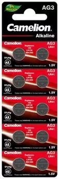 Батарейки Camelion Alkaline AG3 10шт. Доставим до двери!