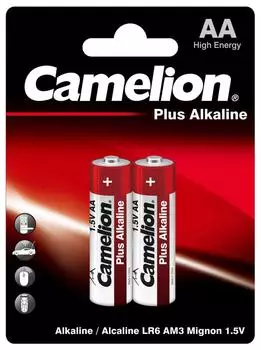 Батарейки Camelion Plus Alkaline AA 2штс доставкой!