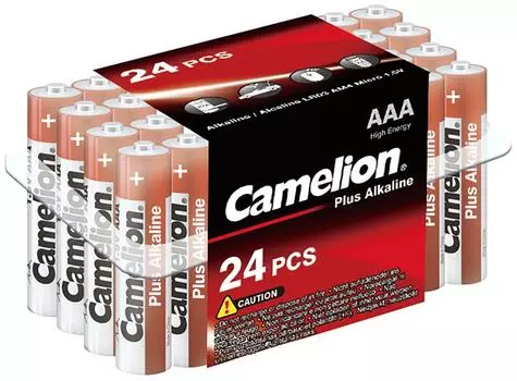 Батарейки Camelion Plus Alkaline ААА 24шт