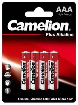Батарейки Camelion Plus Alkaline ААА 4штс доставкой!