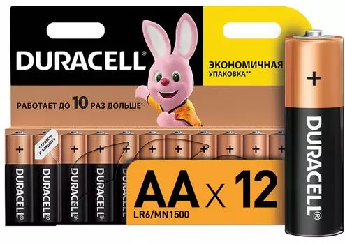 Батарейки Duracell АА 12шт