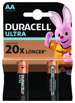 Батарейки Duracell Ultra Power AA 2шт