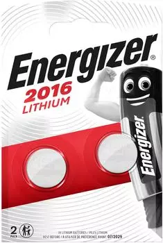 Батарейки Energizer Miniatures Lithium CR2016 2шт