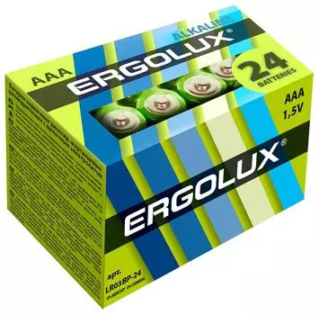 Батарейки Ergolux ААА 24шт - Vprok.ru Перекрёсток