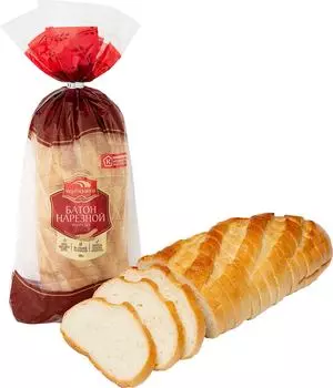 Батон Черемушки Нарезной нарезанный 400гс доставкой!