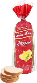 Батон Хлебный дом Звездный нарезанный 350гс доставкой!