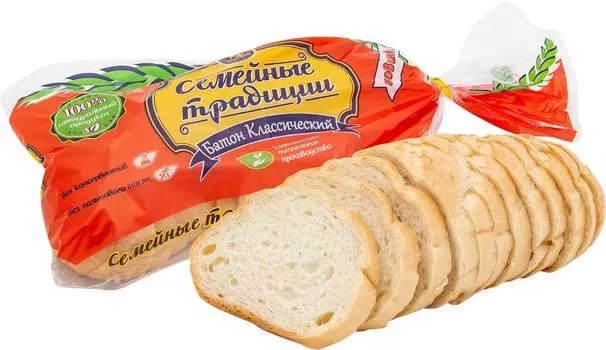 Батон Семейные Традиции Классический 300гс доставкой!