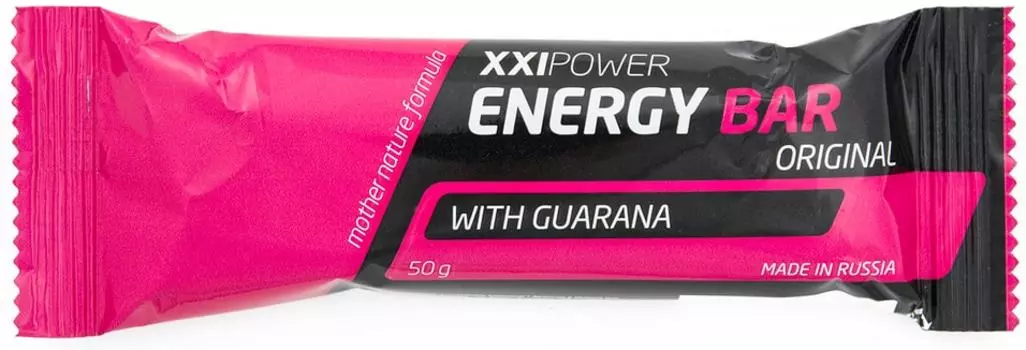 Батончик энергетический Energy Bar с гуараной 50г