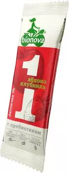 Батончик Bionava Яблоко и клубника 35г
