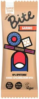 Батончик орехово-фруктовый Take a Bite Кокос-Бразильский орех 45г