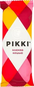 Батончик PIKKI Клюква-кешью 35г - Vprok.ru Перекрёсток