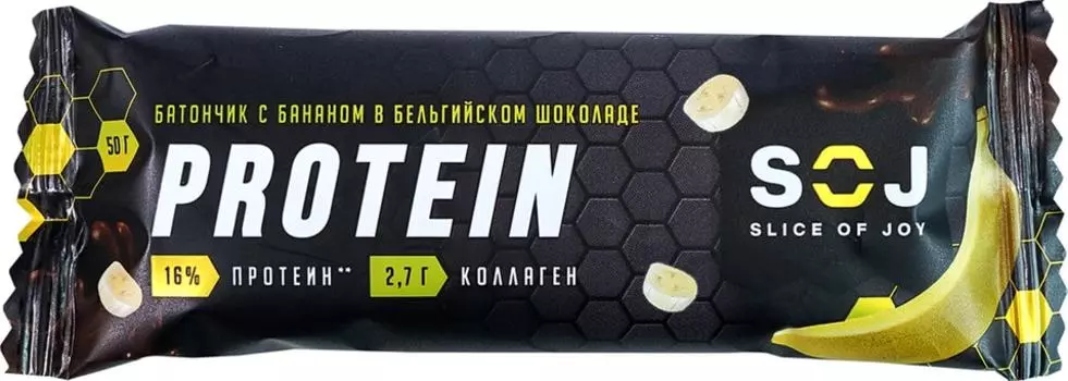 Батончик протеиновый Soj Protein Банан 50г