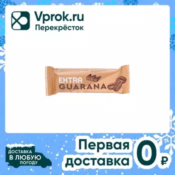 Батончик ProteinRex протеиновый Extra Guarana Кофе 40г
