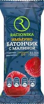 Батончик Racionika Иммуно со вкусом малины 30г