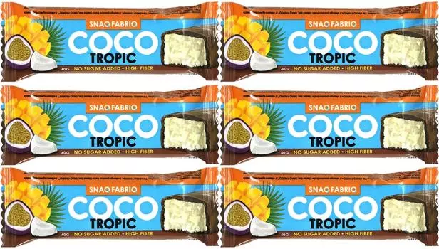 Батончик Snaq Fabriq глазированный Манго и маракуйя 40г (упаковка 6 шт.)