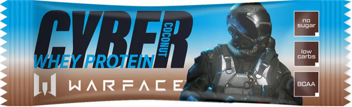 Батончик высокобелковый Take a Cyber Bite Кокос 30г