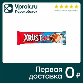 Батончик Xrust&Go вафельный с карамелью и кокосовой стружкой 30г