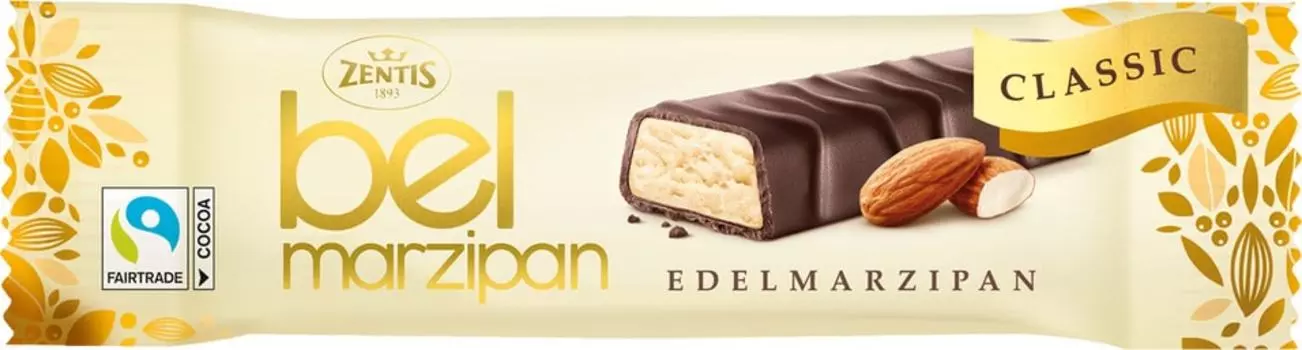 Батончик Zentis Марципановый belmarzipan classic 40г