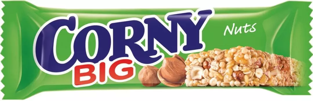 Батончик злаковый Corny Big с лесным орехом 50г