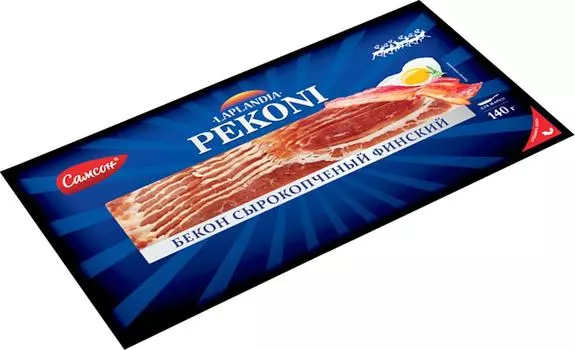 Бекон Самсон Финский сырокопченый 140г