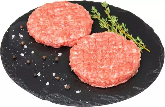 Бифштекс из говядины натуральный рубленный