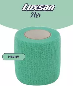 Бинт для животных Luxsan самофиксирующийся с горькой пропиткой 5х450см