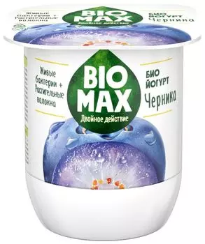 Биойогурт Bio-Max c Черникой 2.2% 125г