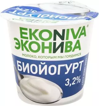 Биойогурт ЭкоНива 3.2% 125г - Vprok.ru Перекрёсток