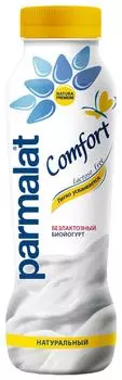 Йогурт питьевой Parmalat Comfort безлактозный натуральный 1.7% 290г