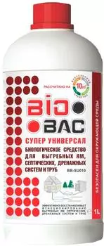 Биологическое средство Biobac Супер Универсал всесезонное концентрированное 1л