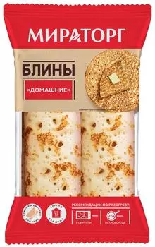 Блины Мираторг Домашние 150г - Vprok.ru Перекрёсток
