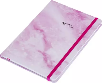 Блокнот на резинке с ляссе А5 80л в ассортименте