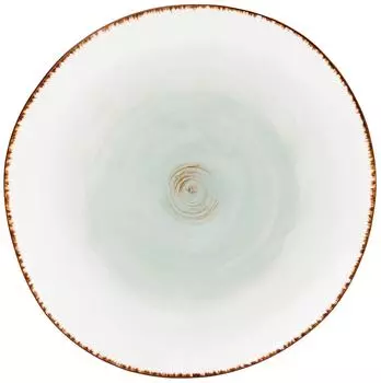 Блюдо Elan Gallery Кантри голубое сервировочное 30*30*2.7см