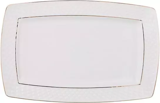 Блюдо Lefard Диаманд голд прямоугольное