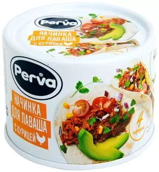 Блюдо Perva начинка для лаваша с курицей 180г